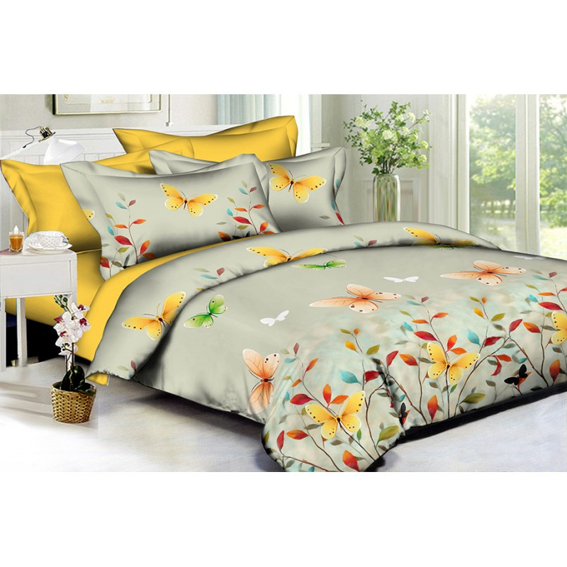Комплект постельного белья Yellow butterflies SoundSleep Полисатин полуторный, Разноцветный
Комплект постельного белья Yellow butterflies SoundSleep Полисатин полуторный, Разноцветный