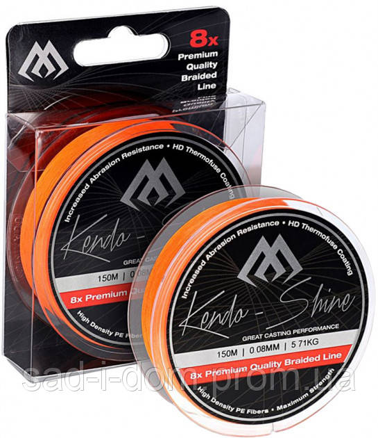 Шнур рыболовный Mikado Kendo Shine Braid 150 м 0.08 мм 5.71 кг fluo Orange, Оранжевый
Шнур рыболовный Mikado Kendo Shine Braid 150 м 0.08 мм 5.71 кг fluo Orange, Оранжевый