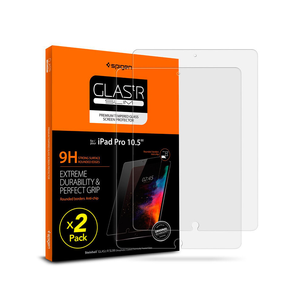 Защитное стекло Spigen GLAS.tR SLIM для iPad Pro 10.5 | Air 3" (2 стекла), Прозрачный
Защитное стекло Spigen GLAS.tR SLIM для iPad Pro 10.5 | Air 3" (2 стекла), Прозрачный