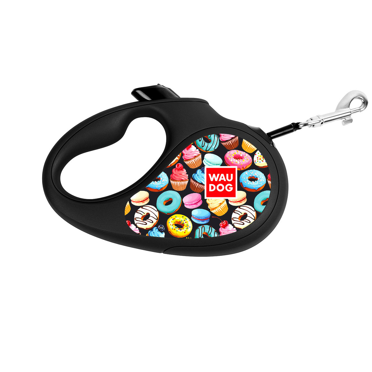 Поводок-рулетка для собак WAUDOG R-leash, рисунок "Пончики", S, до 15 кг, 5 м, светоотражающая лента, Черный
Поводок-рулетка для собак WAUDOG R-leash, рисунок "Пончики", S, до 15 кг, 5 м, светоотражающая лента, Черный
