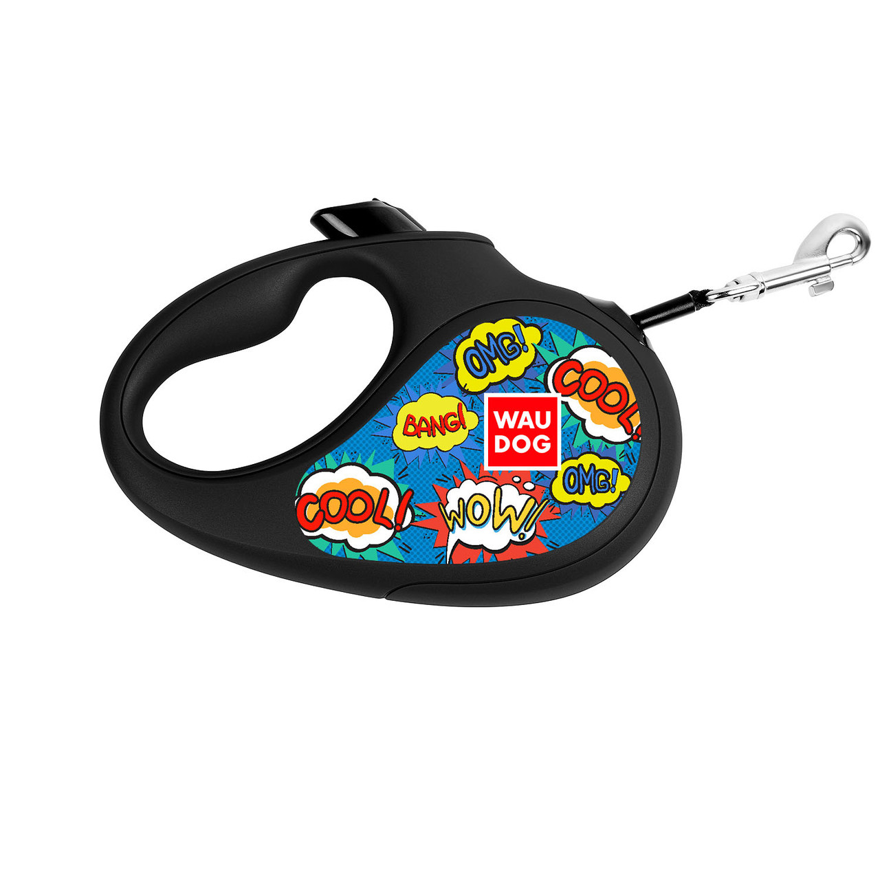 Поводок-рулетка для собак WAUDOG R-leash, рисунок "ВАУ", XS, до 12 кг, 3 м, светоотражающая лента, Черный
Поводок-рулетка для собак WAUDOG R-leash, рисунок "ВАУ", XS, до 12 кг, 3 м, светоотражающая лента, Черный