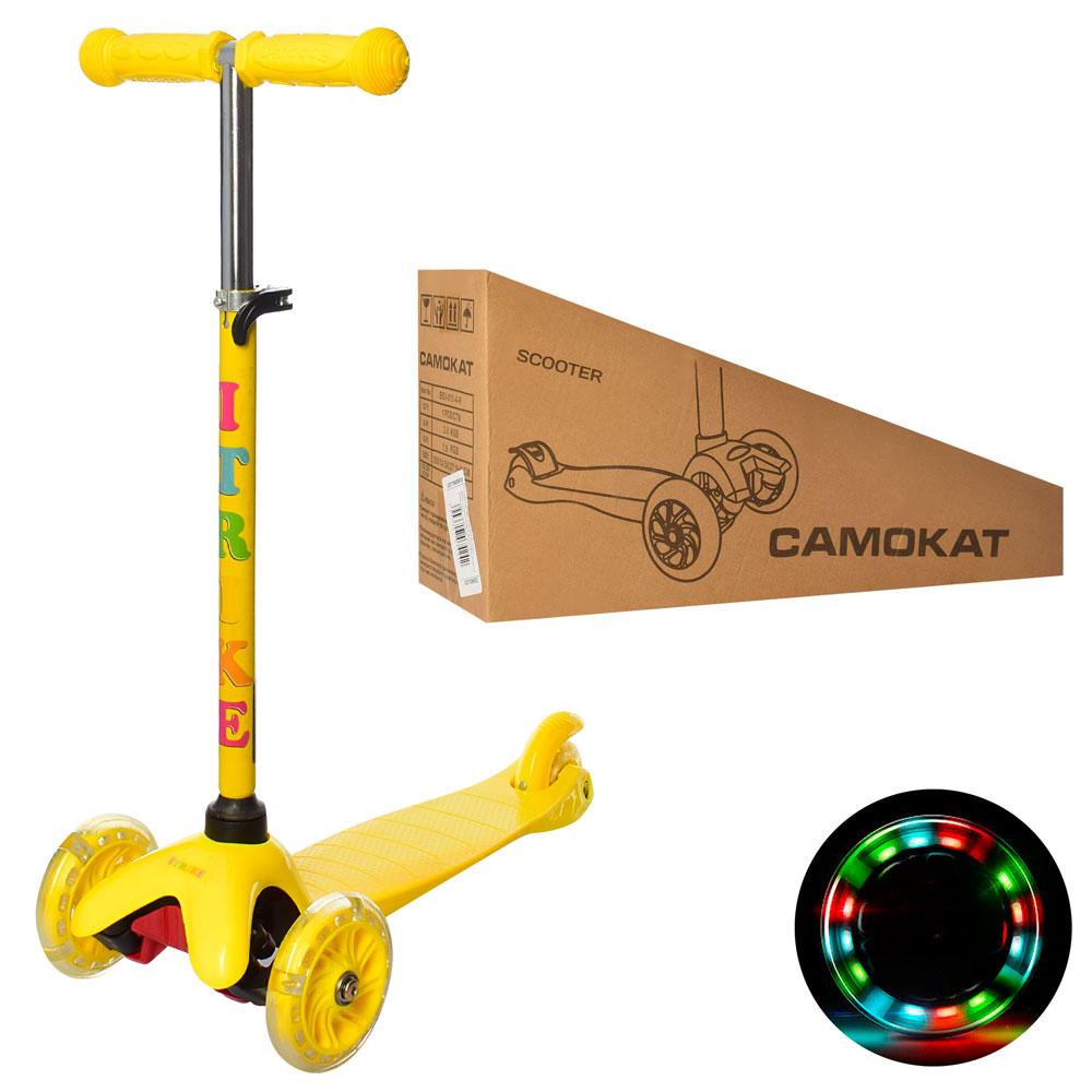 Самокат BB 3-013-4-Y (1шт) MINI,сталь+пласт,3колПВХ,2пер120мм,задн75мм,свет,руль65/74см,желт,в кор
Самокат BB 3-013-4-Y (1шт) MINI,сталь+пласт,3колПВХ,2пер120мм,задн75мм,свет,руль65/74см,желт,в кор