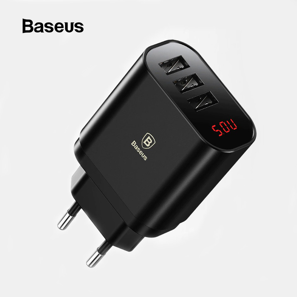 Сетевое зарядное устройство 3хUSB 3.4А с дисплеем Baseus Mirror Traveler Intelligent Digital Display (черный)
Сетевое зарядное устройство 3хUSB 3.4А с дисплеем Baseus Mirror Traveler Intelligent Digital Display (черный)
