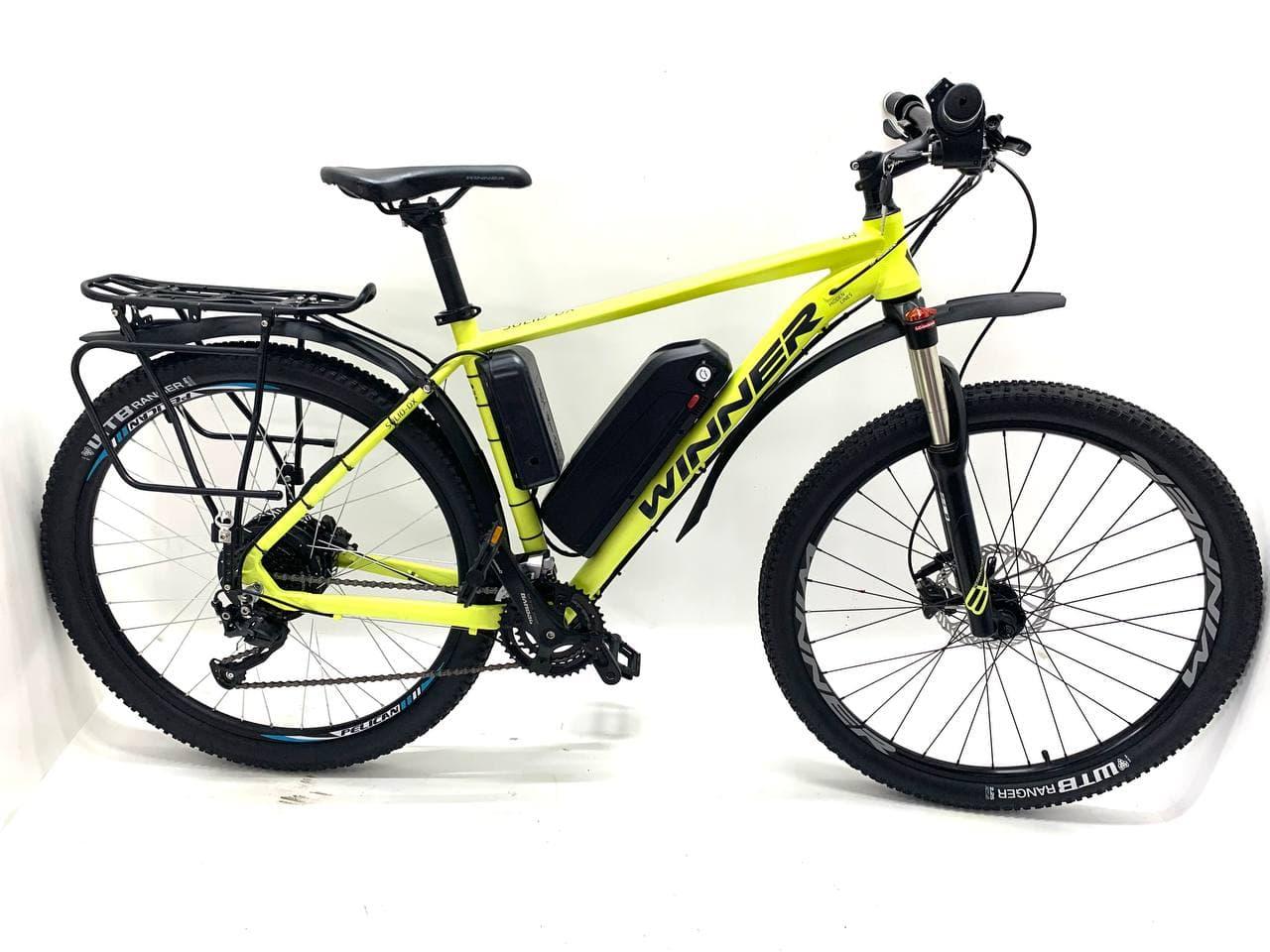 Электровелосипед горный салатовый "Cubic-Bike" 27.5" 500W MXUS Акб 48V 15ah 45км/ч редукторный
Электровелосипед горный салатовый "Cubic-Bike" 27.5" 500W MXUS Акб 48V 15ah 45км/ч редукторный