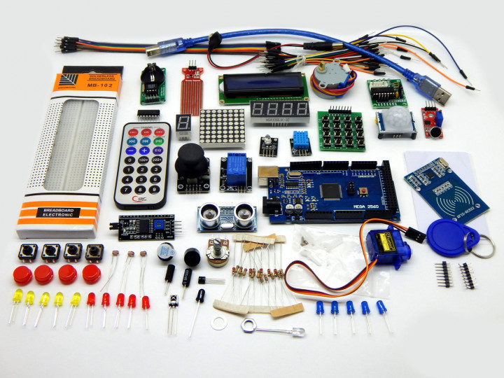 Набор ArduinoKit обучающий стартовый на микроконтроллере Mega 2560 совместим с Arduino
Набор ArduinoKit обучающий стартовый на микроконтроллере Mega 2560 совместим с Arduino