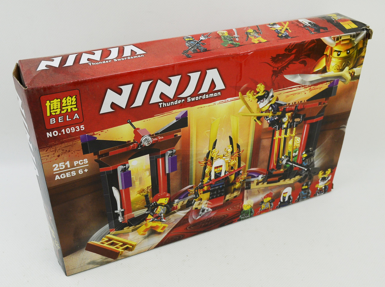 УЦЕНКА 30% Конструктор BELA "Ninja" 10935 "Решающий бой в тронном зале" 251дет.кор.33,3*5,5*21 /48/
УЦЕНКА 30% Конструктор BELA "Ninja" 10935 "Решающий бой в тронном зале" 251дет.кор.33,3*5,5*21 /48/