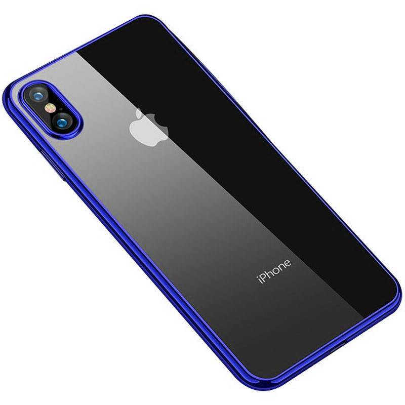 Прозрачный силиконовый чехол с глянцевой окантовкой Full Camera для Apple iPhone XS Max (6.5"), Синий
Прозрачный силиконовый чехол с глянцевой окантовкой Full Camera для Apple iPhone XS Max (6.5"), Синий