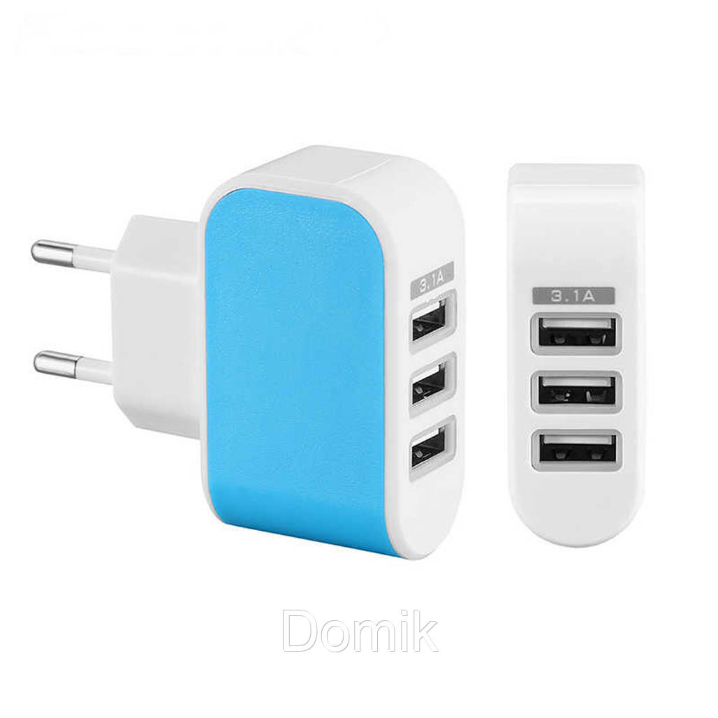 Сетевое зарядное устройство / Адаптер 8600 3 USB + кабель micro USB v8, СЗУ 3USB порта, универсальный блочек
Сетевое зарядное устройство / Адаптер 8600 3 USB + кабель micro USB v8, СЗУ 3USB порта, универсальный блочек