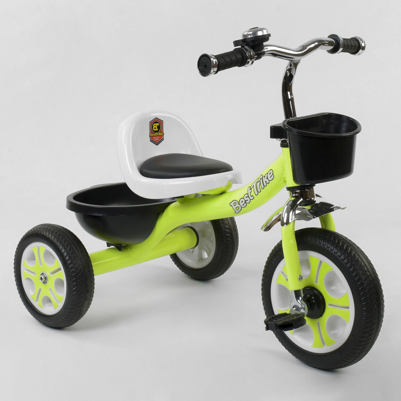 Велосипед детский трехколесный "Best Trike" LM-3109 Салатовый (пена колеса, 2 корзины, звонок)
Велосипед детский трехколесный "Best Trike" LM-3109 Салатовый (пена колеса, 2 корзины, звонок)