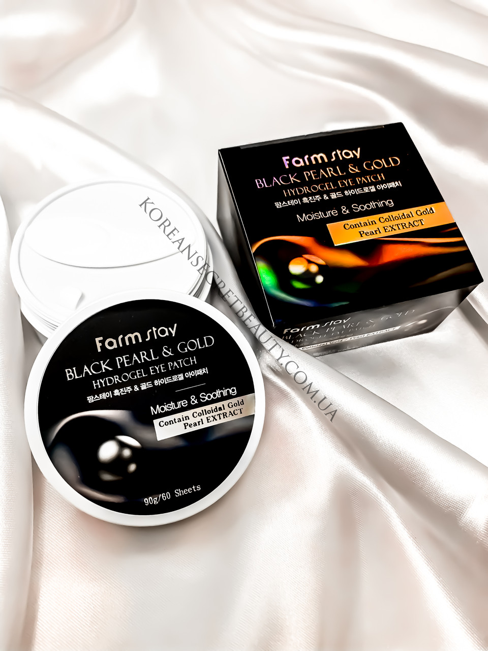 Гидрогелевые патчи для глаз с золотом и черным жемчугом FarmStay Black Pearl & Gold Hydrogel eye patch
Гидрогелевые патчи для глаз с золотом и черным жемчугом FarmStay Black Pearl & Gold Hydrogel eye patch