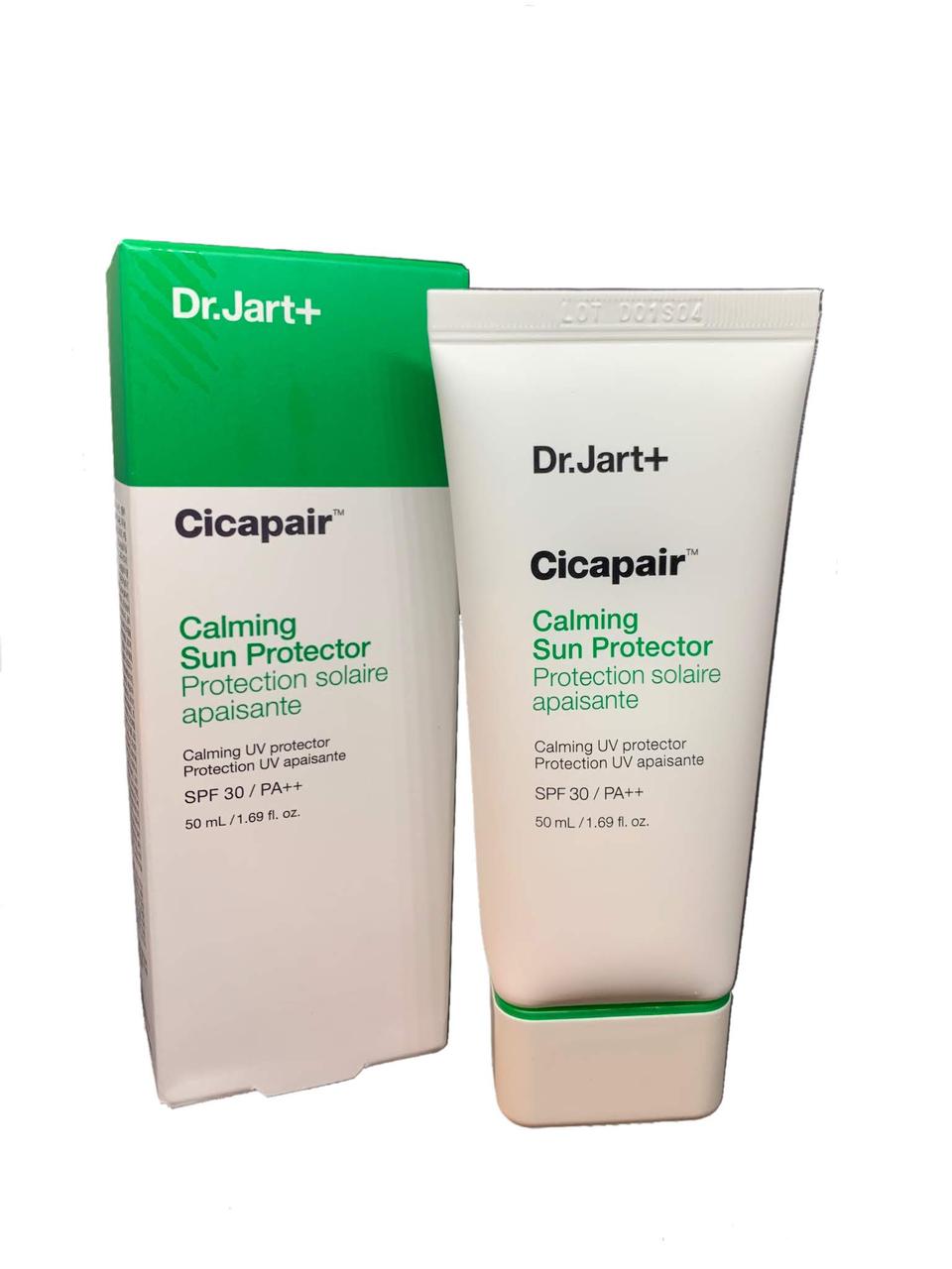 Успокаивающий солнцезащитный крем Dr.Jart+ Cicapair Calming Sun Protector SPF 30 / PA++
Успокаивающий солнцезащитный крем Dr.Jart+ Cicapair Calming Sun Protector SPF 30 / PA++