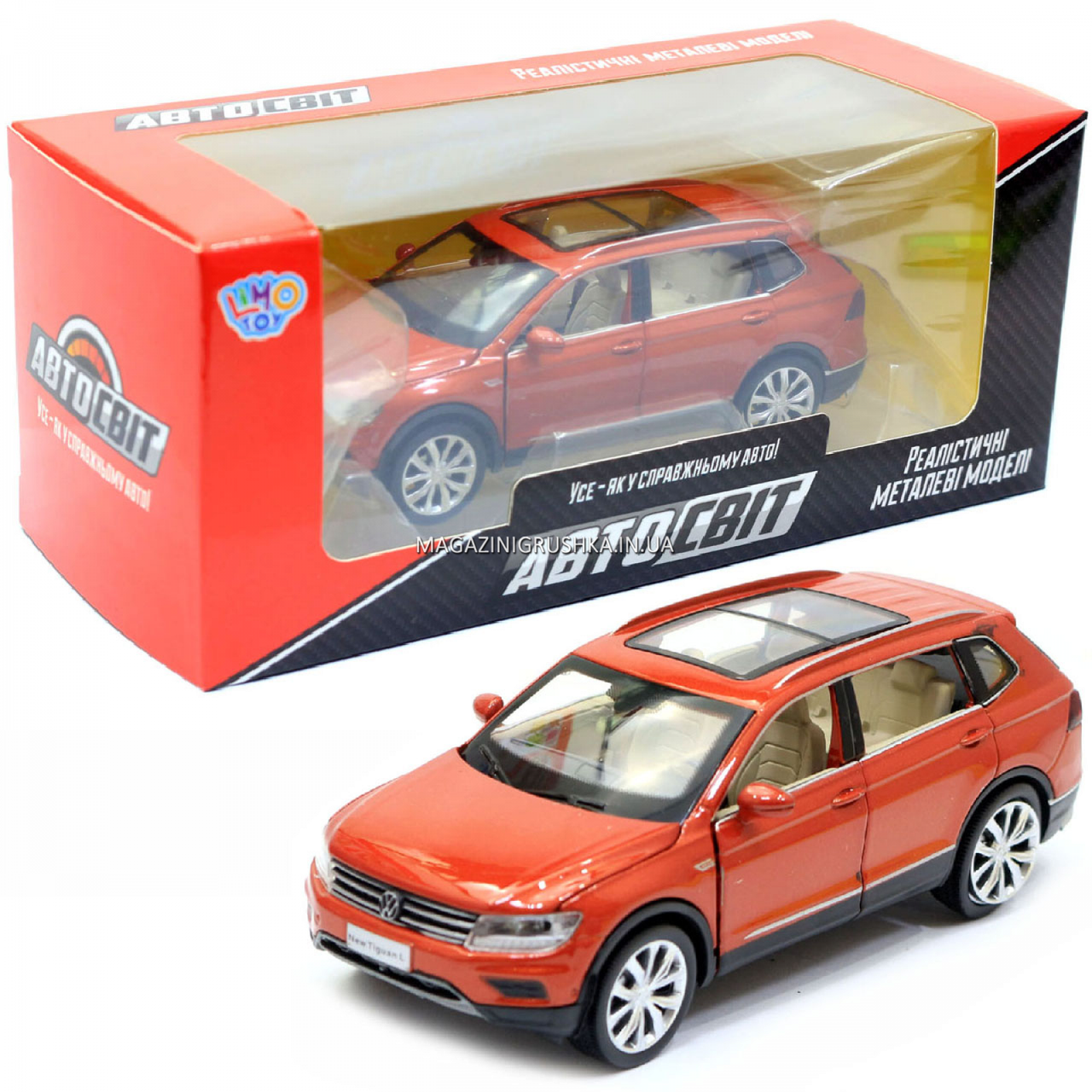 Машинка металлическая Автосвіт Джип Volkswagen Tiguan коричневый, световые и звуковые эффекты, 14*6*6 см
Машинка металлическая Автосвіт Джип Volkswagen Tiguan коричневый, световые и звуковые эффекты, 14*6*6 см