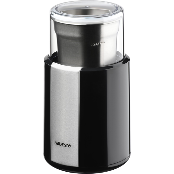 Кавомолка Ardesto WCG-8301 - роторна/ 200Вт/60г/чорна + нерж. сталь WCG-8301
Кавомолка Ardesto WCG-8301 - роторна/ 200Вт/60г/чорна + нерж. сталь WCG-8301