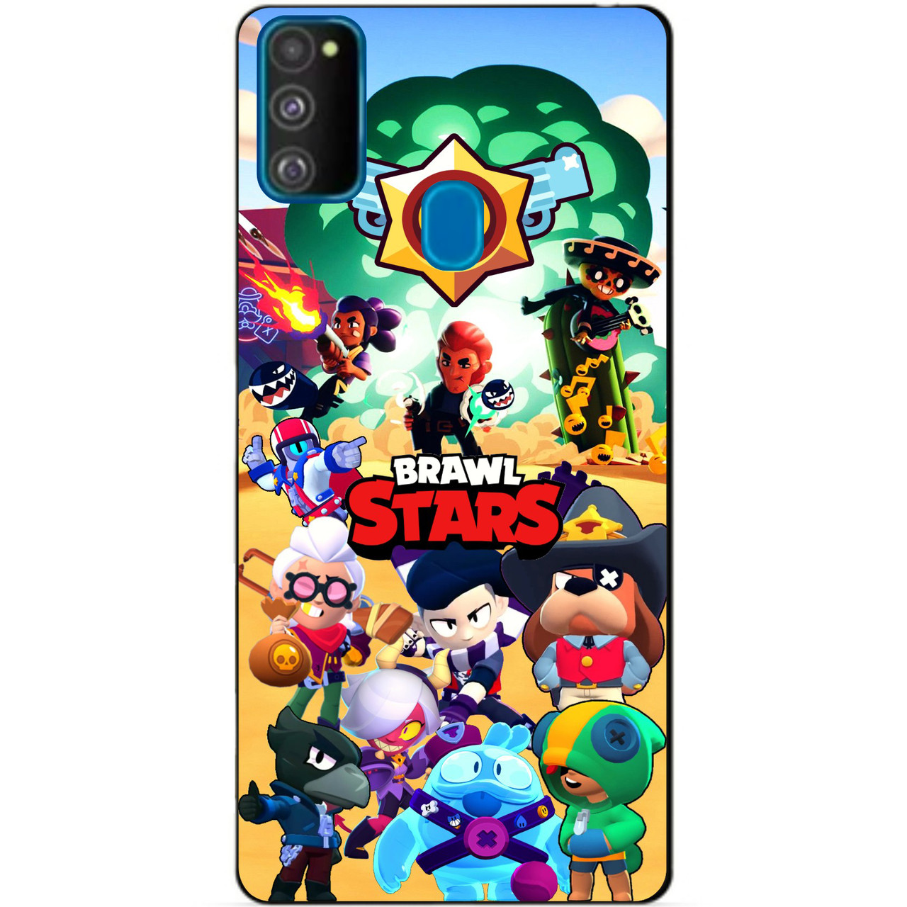 Силиконовый бампер чехол для Samsung M21 Galaxy M215F Бравл Старс Силовая лига, Разные цвета
Силиконовый бампер чехол для Samsung M21 Galaxy M215F Бравл Старс Силовая лига, Разные цвета