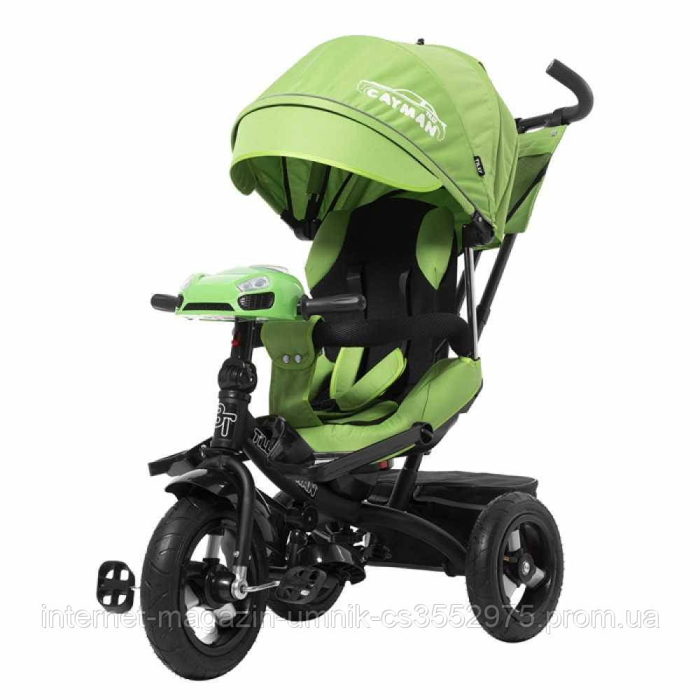 Велосипед трехколесный с родительской ручкой детский Tilly Trike T-381 Cayman, надувные колеса, зеленый
Велосипед трехколесный с родительской ручкой детский Tilly Trike T-381 Cayman, надувные колеса, зеленый