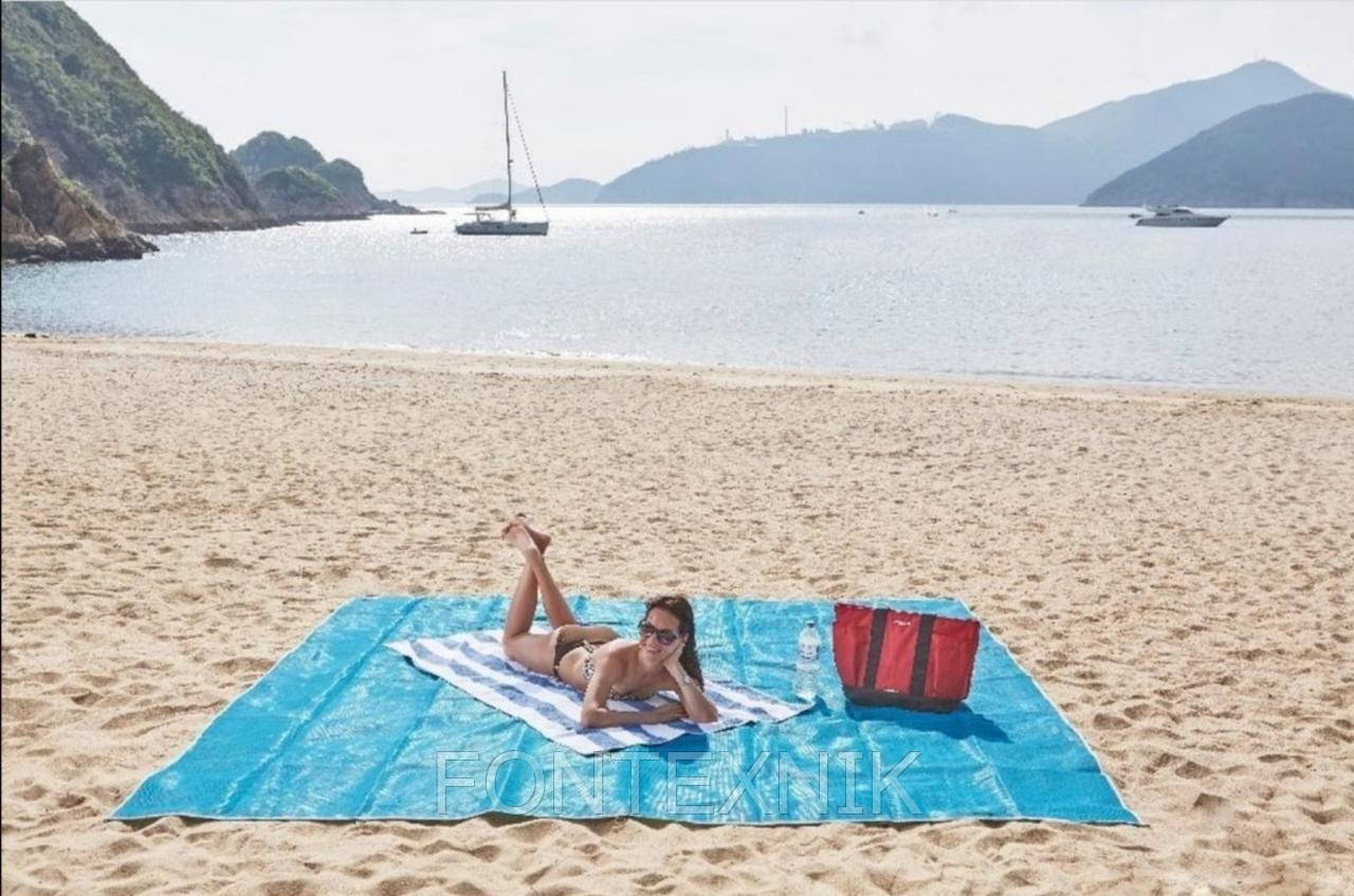 Пляжная подстилка покрывало анти-песок 200×200 Sand Free Beach коврик для моря и пикника синий
Пляжная подстилка покрывало анти-песок 200×200 Sand Free Beach коврик для моря и пикника синий