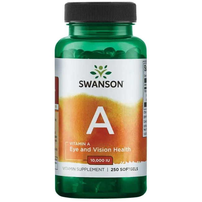 Витамины и минералы Swanson Vitamin A 10.000 IU 250 гель.капс Качественная продукция! (453612)
Витамины и минералы Swanson Vitamin A 10.000 IU 250 гель.капс Качественная продукция! (453612)