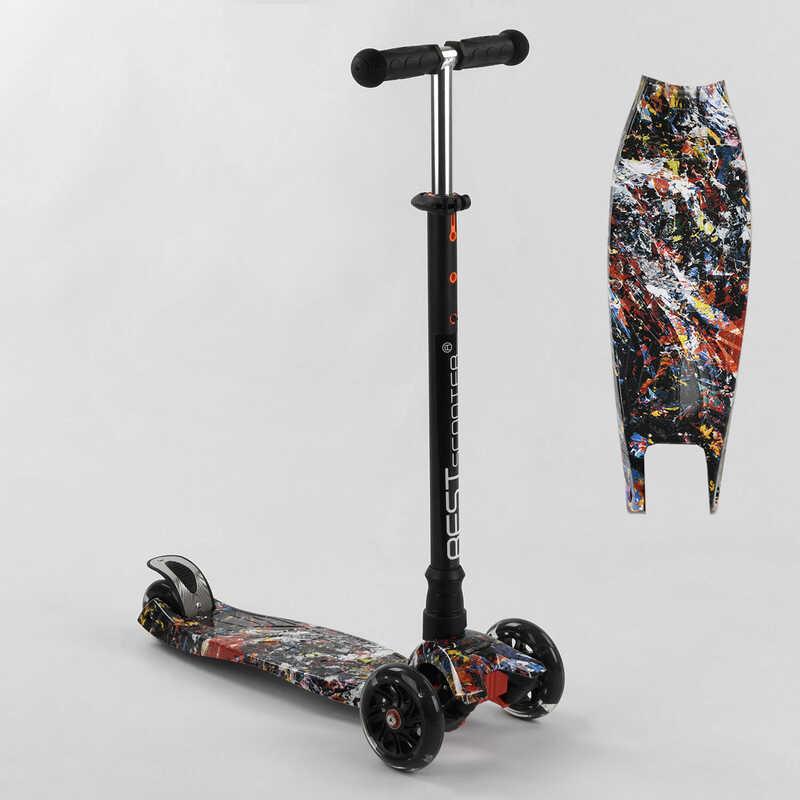 Самокат A 25779 /779-1542 Best Scooter (1) 4 колеса PU, СВЕТ, трубка руля алюминиевая, d передних колес =12
Самокат A 25779 /779-1542 Best Scooter (1) 4 колеса PU, СВЕТ, трубка руля алюминиевая, d передних колес =12