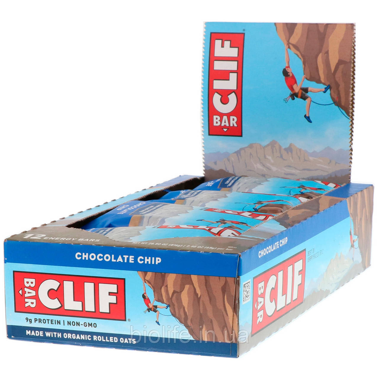 Clif Bar, Энергетический батончик с шоколадной крошкой, 12 батончиков, весом 68 г (2,40 унции) каждый
Clif Bar, Энергетический батончик с шоколадной крошкой, 12 батончиков, весом 68 г (2,40 унции) каждый