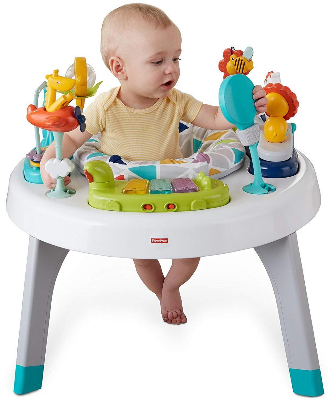 Fisher-Price напольные прыгунки столик 2в1 джунгли Sit-to-Stand Activity Center Spin N Play Safari
Fisher-Price напольные прыгунки столик 2в1 джунгли Sit-to-Stand Activity Center Spin N Play Safari