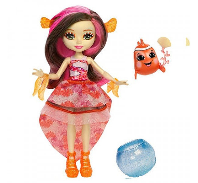 Кукла Enchantimals Энчантималс Рыба-клоун Кларита с питомцем Clarita Clownfish & Cackle
Кукла Enchantimals Энчантималс Рыба-клоун Кларита с питомцем Clarita Clownfish & Cackle