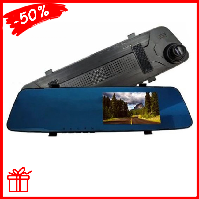 Автомобильное зеркало видеорегистратор для машины на 2 камеры VEHICLE BLACKBOX DVR 1080p камерой заднего вида
Автомобильное зеркало видеорегистратор для машины на 2 камеры VEHICLE BLACKBOX DVR 1080p камерой заднего вида