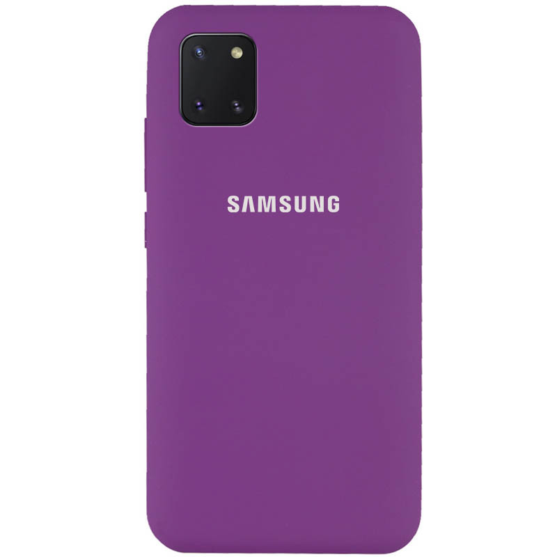 Чехол Silicone Cover Full Protective (AA) для Samsung Galaxy Note 10 Lite (A81), Фиолетовый / grape
Чехол Silicone Cover Full Protective (AA) для Samsung Galaxy Note 10 Lite (A81), Фиолетовый / grape