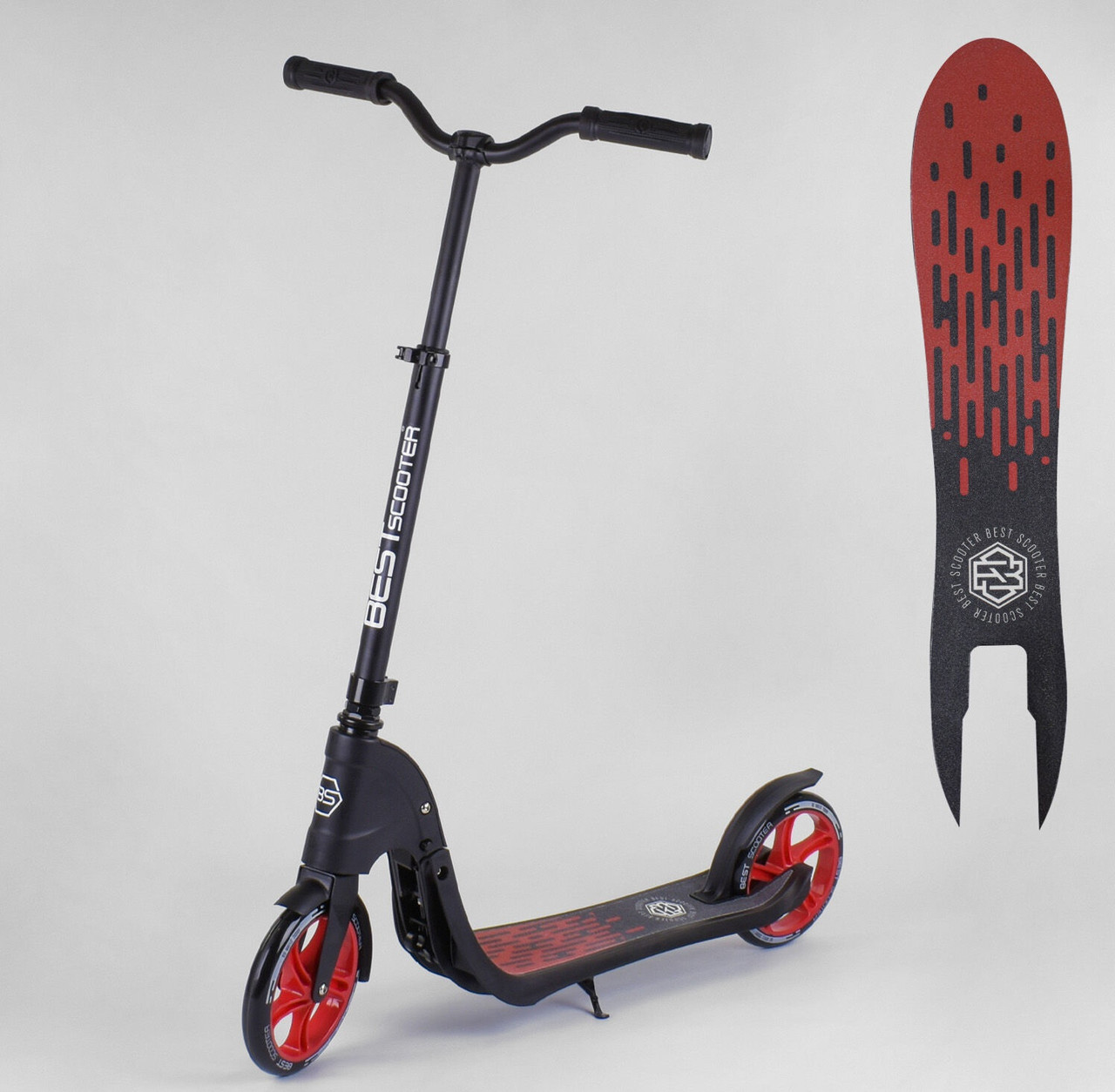 Самокат двухколесный 18424 "Best Scooter" с широким велосипедным рулем и новым зажимом руля, красный
Самокат двухколесный 18424 "Best Scooter" с широким велосипедным рулем и новым зажимом руля, красный