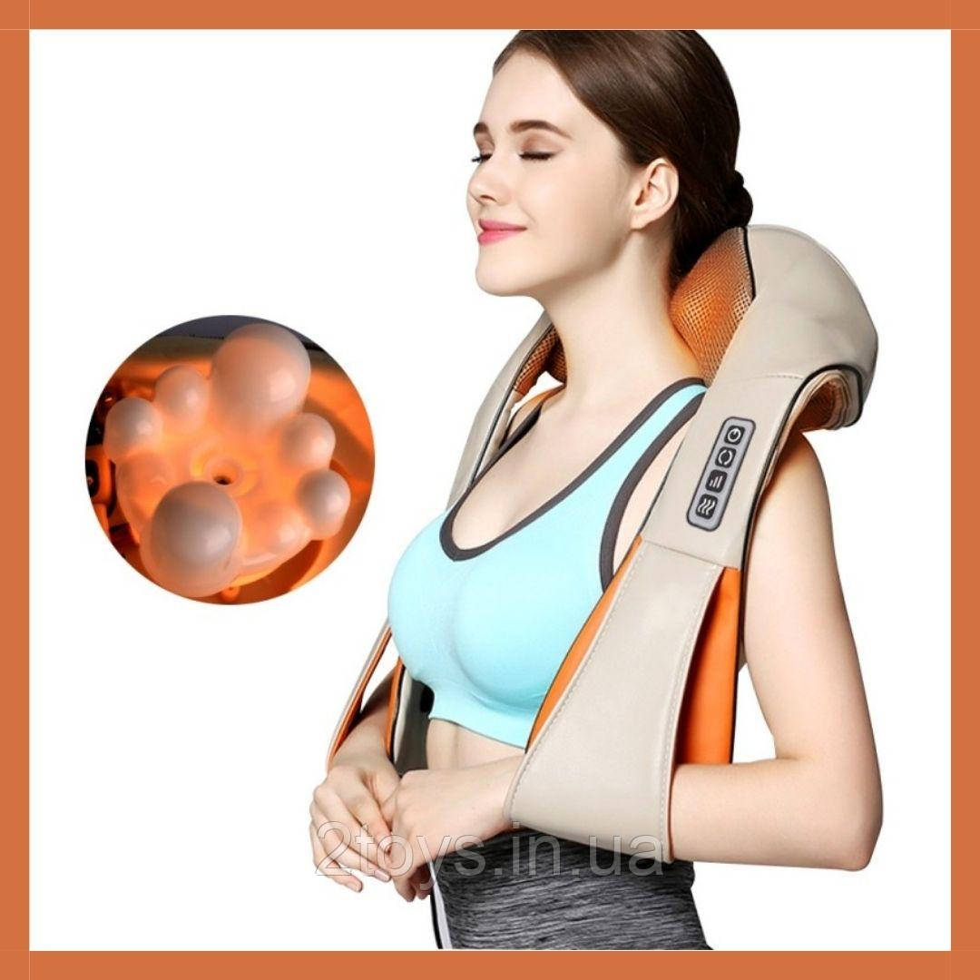 Массажер для спины и шеи MASSAGER OF NECK KNEADING| Роликовый массажер| Массажер с подогревом
Массажер для спины и шеи MASSAGER OF NECK KNEADING| Роликовый массажер| Массажер с подогревом