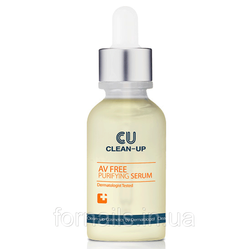 Очищающая сыворотка для проблемной кожи Cu Skin CU Clean-Up AV FREE Purifying Serum 30 мл
Очищающая сыворотка для проблемной кожи Cu Skin CU Clean-Up AV FREE Purifying Serum 30 мл