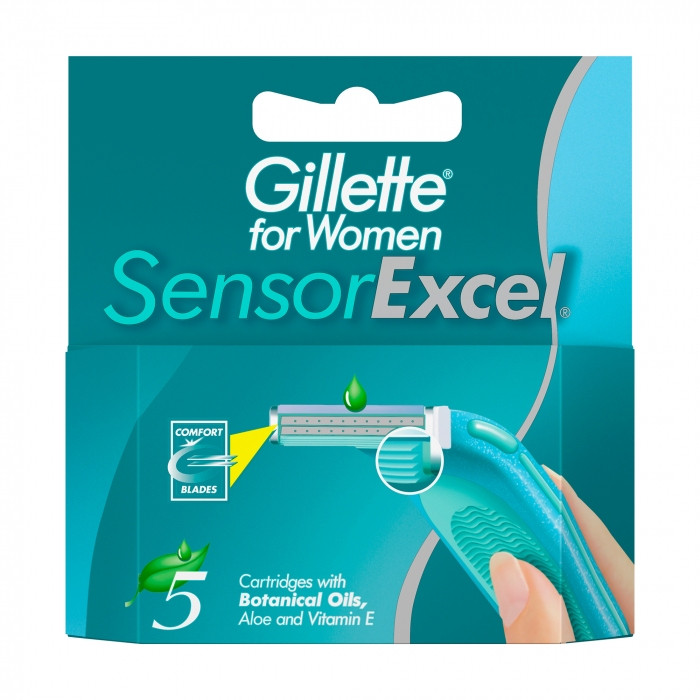 Сменные картриджи для бритья женские Gillette Sensor Excel for women 5шт Кассеты Джилет Сенсор
Сменные картриджи для бритья женские Gillette Sensor Excel for women 5шт Кассеты Джилет Сенсор