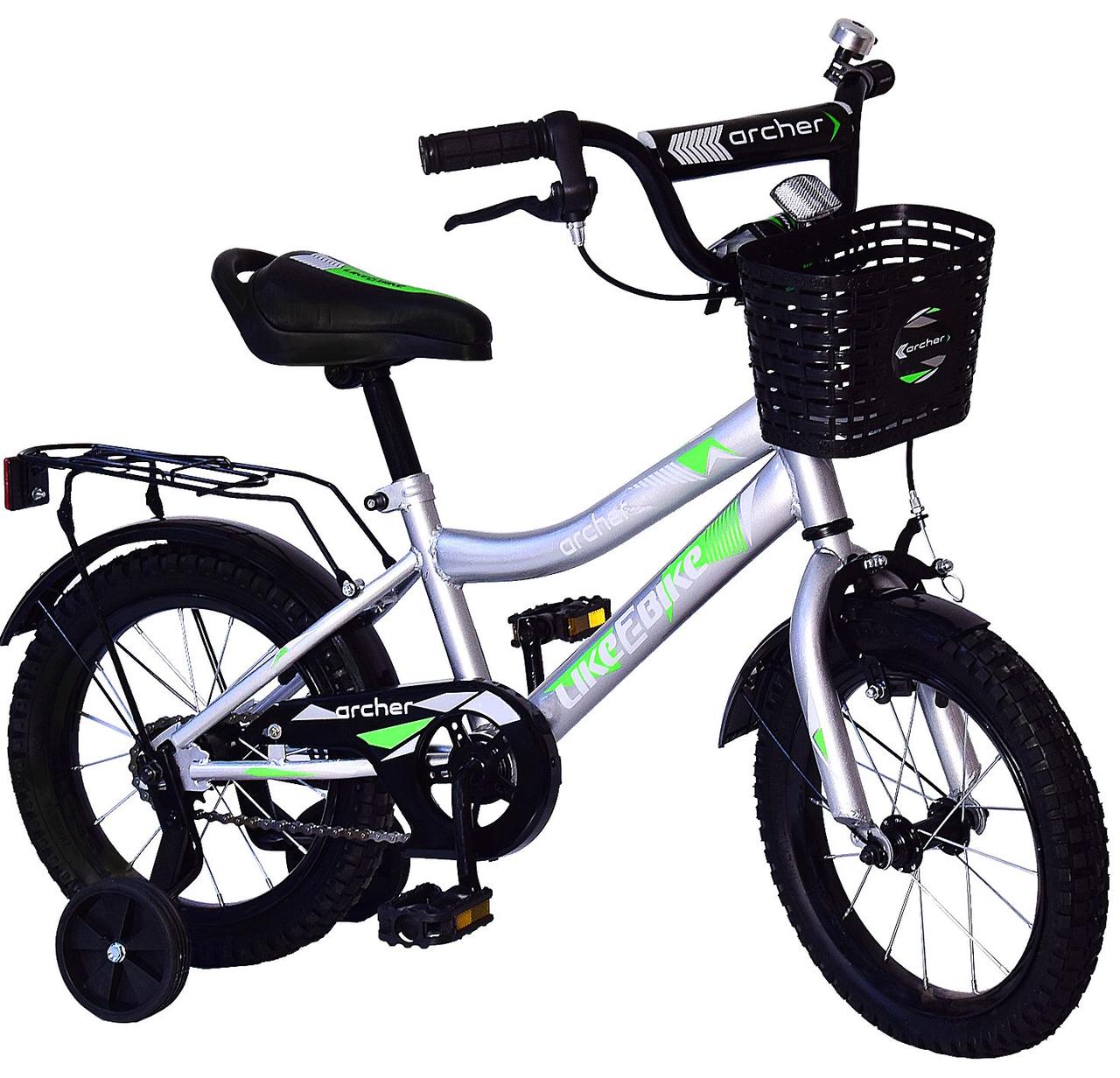 Велосипед LIKE2BIKE ARCHER, 2-х колесный 14, велосипед для ребенка серый, звонок ручной тормоз
Велосипед LIKE2BIKE ARCHER, 2-х колесный 14, велосипед для ребенка серый, звонок ручной тормоз