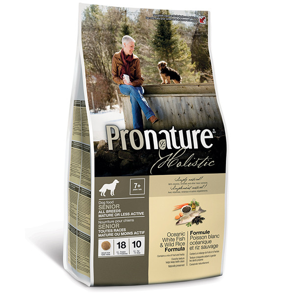 Pronature Holistic Dog Oceanic White Fish & Wild Rice холистик корм для собак - 2,72 кг
Pronature Holistic Dog Oceanic White Fish & Wild Rice холистик корм для собак - 2,72 кг