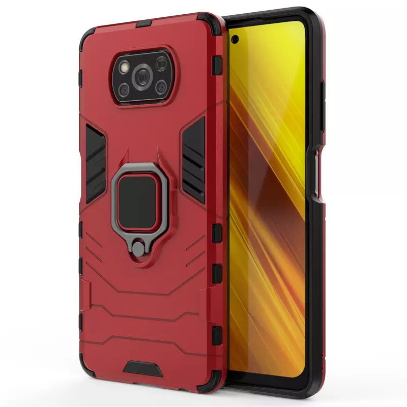 Ударопрочный чехол Transformer Ring for Magnet для Xiaomi Poco X3 NFC / Poco X3 Pro, Красный / dante red
Ударопрочный чехол Transformer Ring for Magnet для Xiaomi Poco X3 NFC / Poco X3 Pro, Красный / dante red