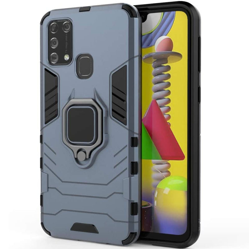 Ударопрочный чехол Transformer Ring for Magnet для Samsung Galaxy M30s / M21 Серый / Metal slate
Ударопрочный чехол Transformer Ring for Magnet для Samsung Galaxy M30s / M21 Серый / Metal slate
