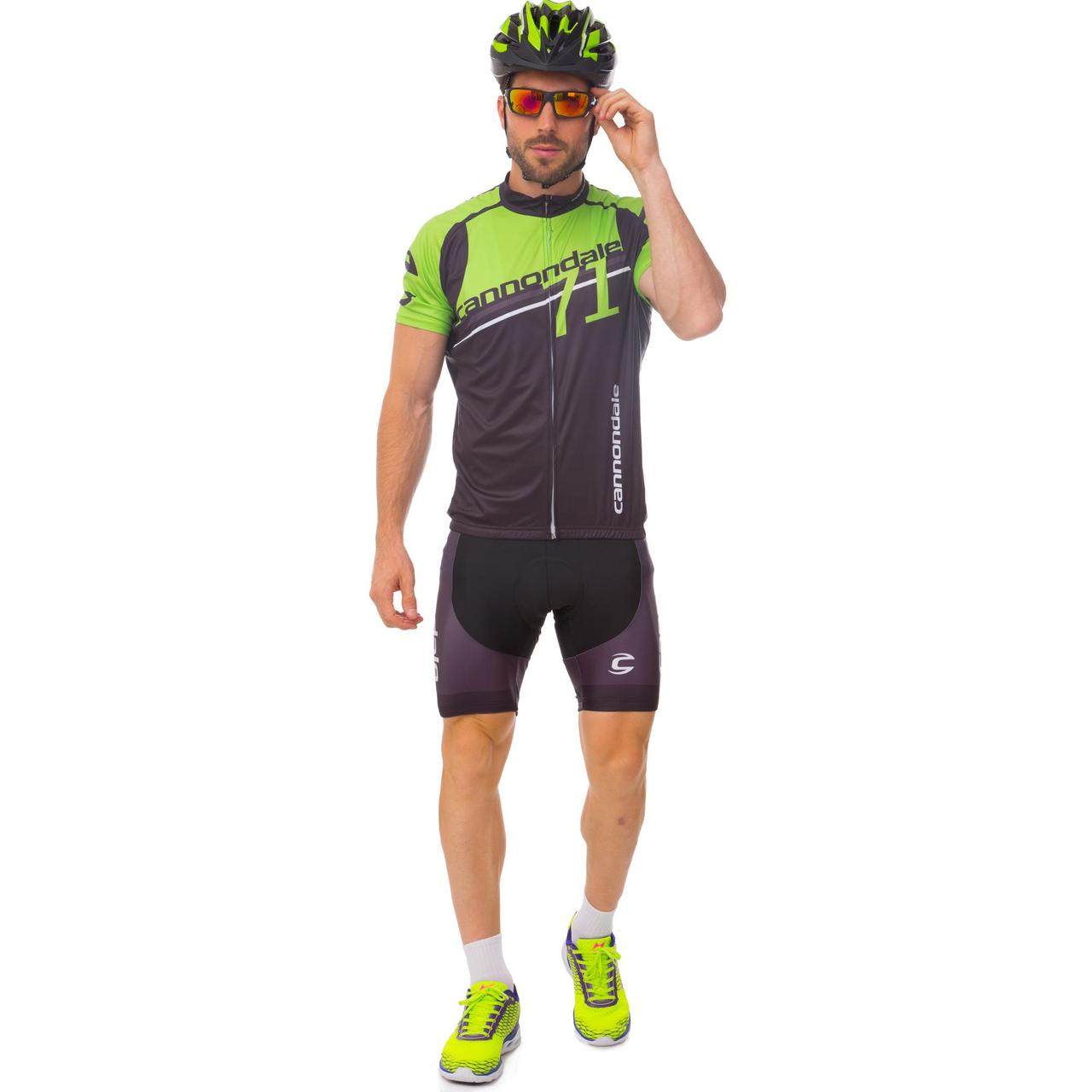 Велоформа короткий рукав с лямками CANNONDALE Y-65 (р-р M-3XL-55-90кг-168-192см, салатовый-черный)
Велоформа короткий рукав с лямками CANNONDALE Y-65 (р-р M-3XL-55-90кг-168-192см, салатовый-черный)