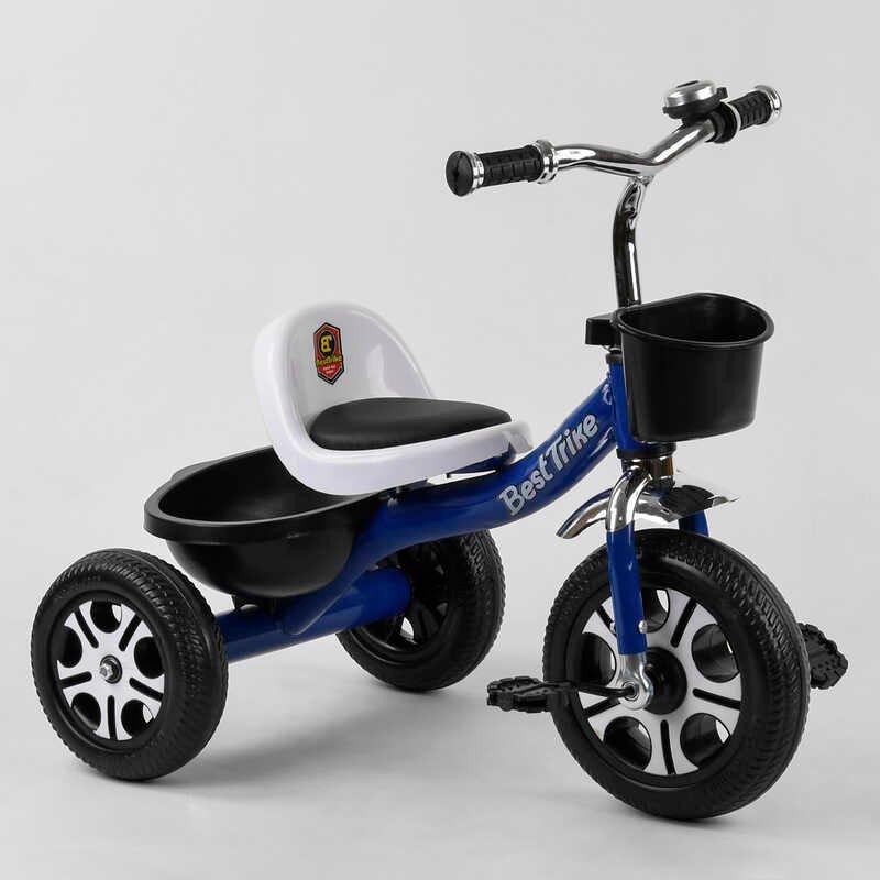 Велосипед 3-х колёсный LM-6122 "Best Trike" (1) СИНИЙ, пено колесо, метал. рама, звоночек, 2 корзины, переднее
Велосипед 3-х колёсный LM-6122 "Best Trike" (1) СИНИЙ, пено колесо, метал. рама, звоночек, 2 корзины, переднее