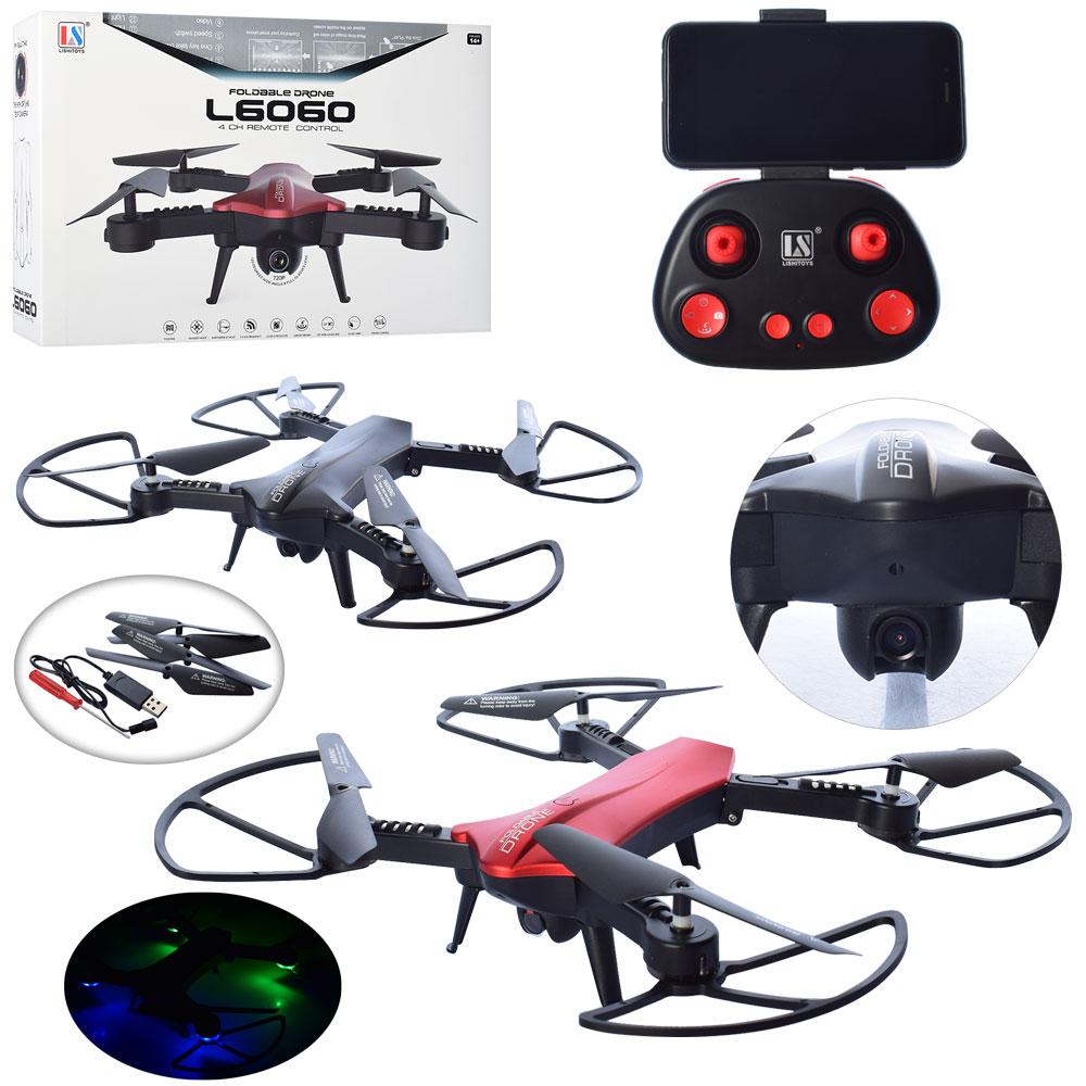 Квадрокоптер L6060W радіокер.2,4G,акум.,камера,USB,запасні лопасті,2кольори,світло,кор.,28,5-19-8см.
Квадрокоптер L6060W радіокер.2,4G,акум.,камера,USB,запасні лопасті,2кольори,світло,кор.,28,5-19-8см.