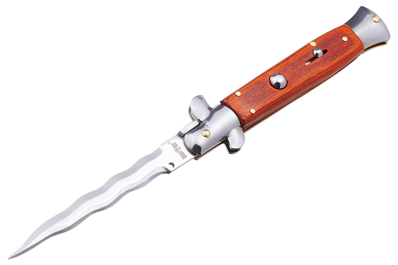 

Нож выкидной боковой (итальянский автоматический стилет) Grand Way 170201-34