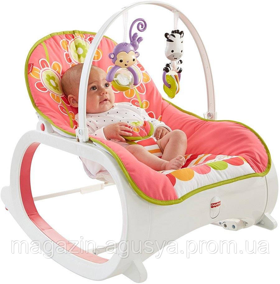 Кресло-качалка Fisher-Price детский шезлонг Цветочное конфетти от рождения и до 18 кг
Кресло-качалка Fisher-Price детский шезлонг Цветочное конфетти от рождения и до 18 кг