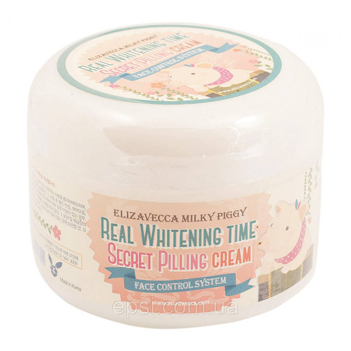 Пилинг-крем для лица от пигментных пятен Elizavecca Milky Piggy Real Whitening Time Secret Pilling Cream, 100
Пилинг-крем для лица от пигментных пятен Elizavecca Milky Piggy Real Whitening Time Secret Pilling Cream, 100