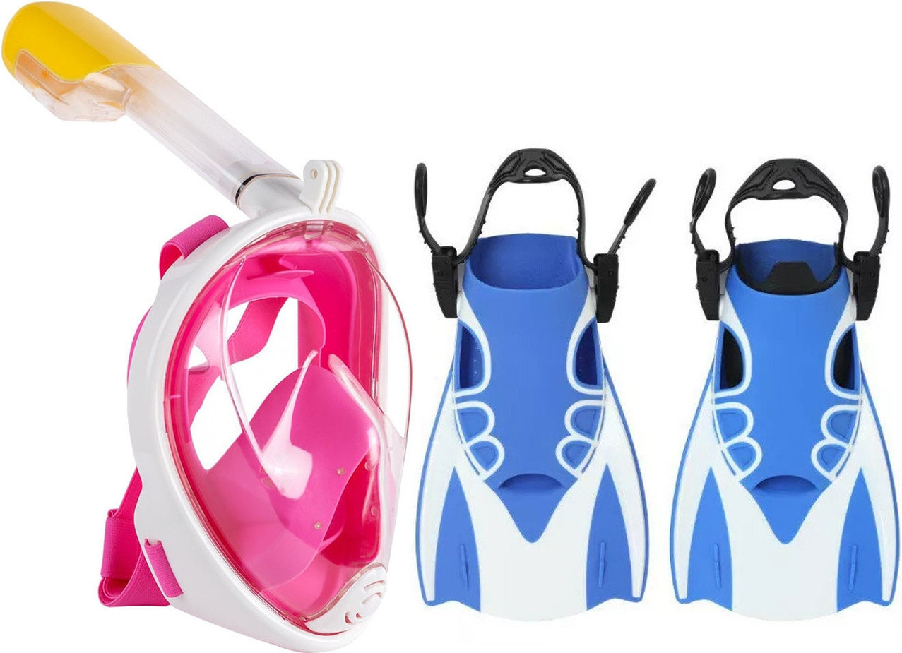 Набор для плавания 2 в 1 (полнолицевая панорамная маска FREE BREATH M2068G + короткие спортивные ласты)
Набор для плавания 2 в 1 (полнолицевая панорамная маска FREE BREATH M2068G + короткие спортивные ласты)