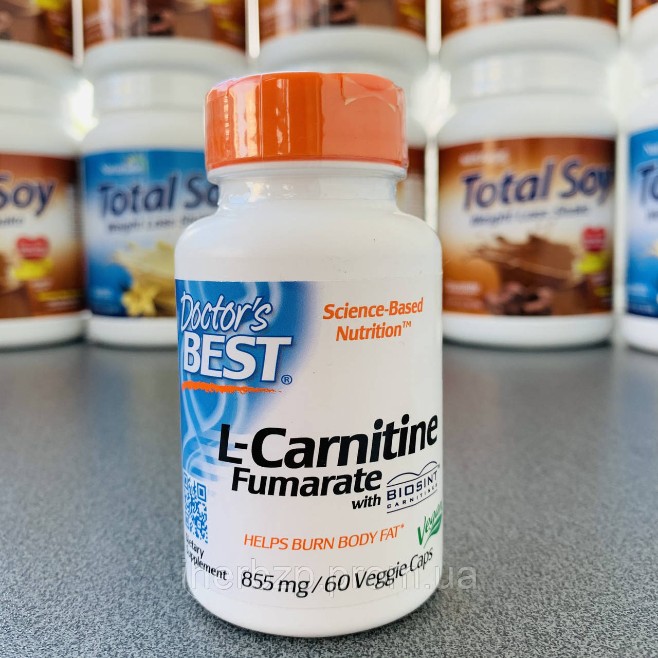 Doctor's Best, L-карнитин фумарат с карнитинами Biosint, 855 мг, 60 вегетарианских капсул
Doctor's Best, L-карнитин фумарат с карнитинами Biosint, 855 мг, 60 вегетарианских капсул