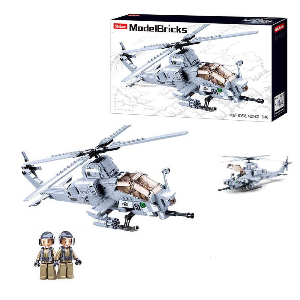Конструктор SLUBAN M38-B0838 вертолет, 42,3см, фигурка, 482дет, в кор-ке,47-28.5-7см
Конструктор SLUBAN M38-B0838 вертолет, 42,3см, фигурка, 482дет, в кор-ке,47-28.5-7см