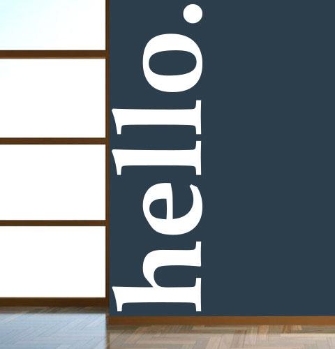 Виниловая текстовая наклейка Hello (английский текст на стену декоративные надписи) матовая 2000x590 мм, Разные цвета
Виниловая текстовая наклейка Hello (английский текст на стену декоративные надписи) матовая 2000x590 мм, Разные цвета