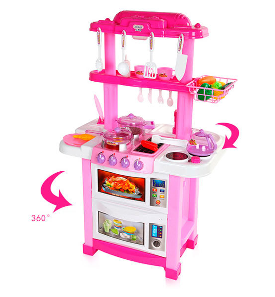 Игровая двухсторонняя кухня с набором посуды Happy Little Chef 768B, 83 см, свет-звук, течет вода
Игровая двухсторонняя кухня с набором посуды Happy Little Chef 768B, 83 см, свет-звук, течет вода