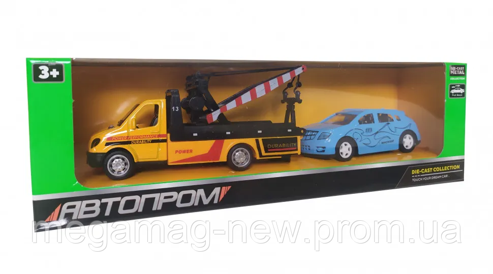 Игрушечный эвакуатор с машинкой "АВТОПРОМ" 7414 инерционная (Синий),Машина металлическая, Модельки kinsmart,
Игрушечный эвакуатор с машинкой "АВТОПРОМ" 7414 инерционная (Синий),Машина металлическая, Модельки kinsmart,