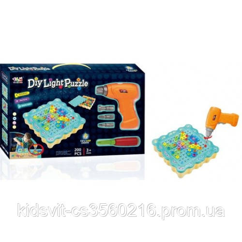 Конструктор Tu Le Hui "Diy Light Puzzle" (200 детали) 12LED TLH-19 с шуруповертом
Конструктор Tu Le Hui "Diy Light Puzzle" (200 детали) 12LED TLH-19 с шуруповертом