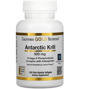 Масло антартического криля с астаксантином California Gold Nutrition Antarctic Krill 500 mg (120 капсул.)
Масло антартического криля с астаксантином California Gold Nutrition Antarctic Krill 500 mg (120 капсул.)