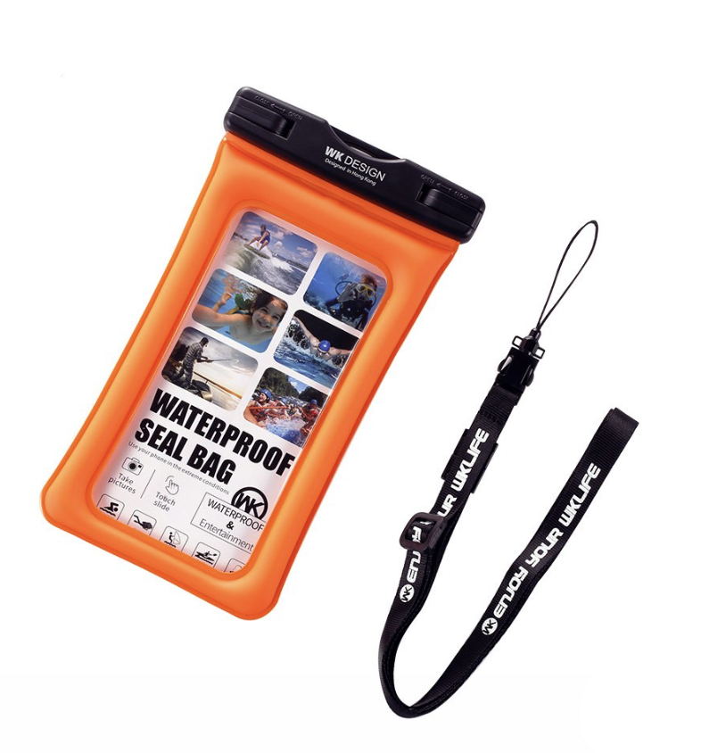Водонепроницаемый чехол WK Design Ledive Waterproof Bag (WT-Q01) универсальный Orange, Оранжевый
Водонепроницаемый чехол WK Design Ledive Waterproof Bag (WT-Q01) универсальный Orange, Оранжевый